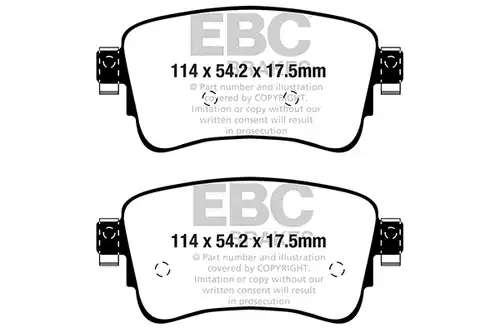 накладки EBC Brakes DPX2345