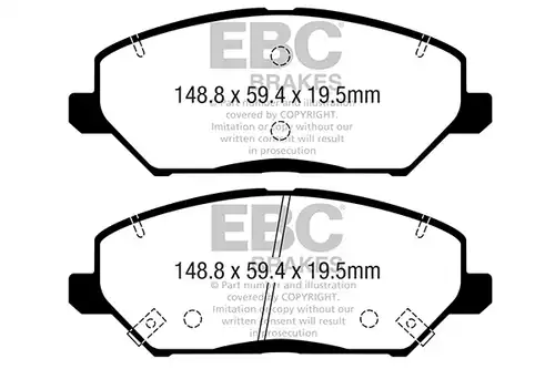 накладки EBC Brakes DPX2362