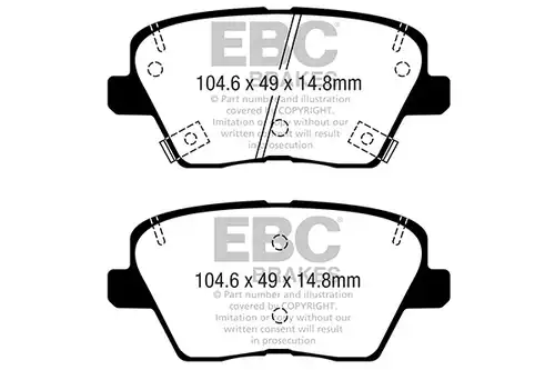 накладки EBC Brakes DPX2363