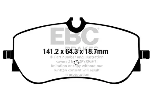 накладки EBC Brakes DPX2364