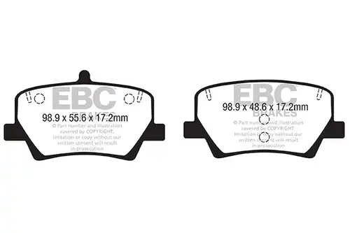 накладки EBC Brakes DPX2366
