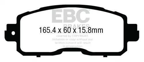 накладки EBC Brakes DPX3011