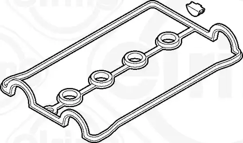 комплект гарнитури, капак на цилиндровата глава ELRING 718.890