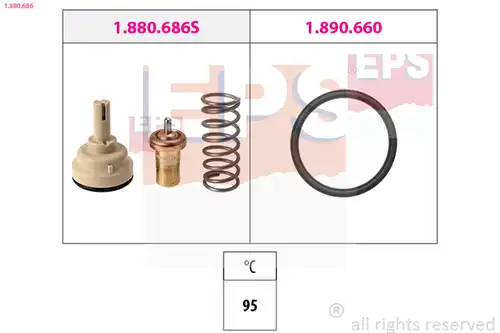 термостат, охладителна течност EPS 1.880.686