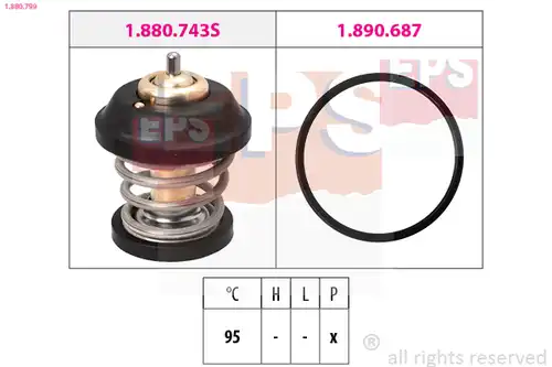 термостат, охладителна течност EPS 1.880.799