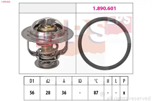 термостат, охладителна течност EPS 1.880.828
