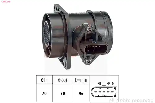 въздухомер-измерител на масата на въздуха EPS 1.991.509