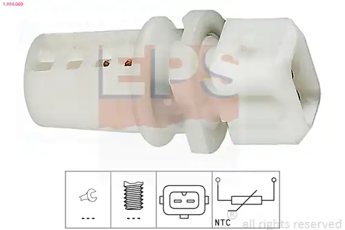 датчик, температура на входящия въздух EPS 1.994.009