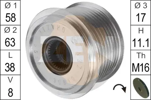 механизъм за свободен ход на генератор ERA ZN5519