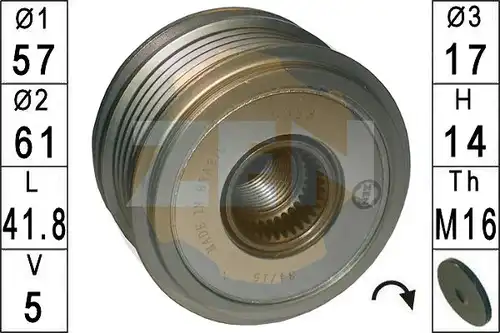 механизъм за свободен ход на генератор ERA ZN5583