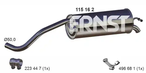 крайно гърне ERNST 115162
