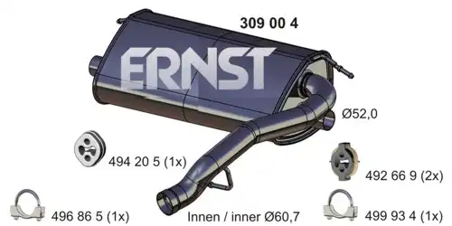 крайно гърне ERNST 309004