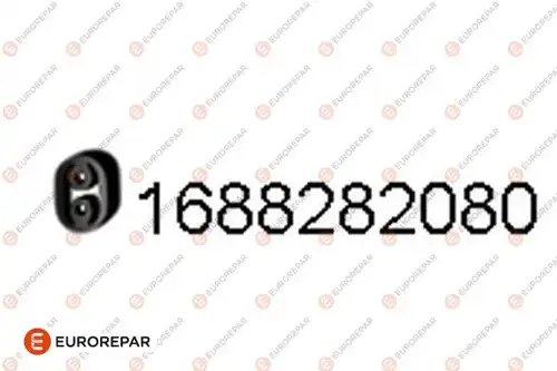 гумена лента, изпускателна система EUROREPAR 1688282080