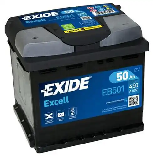 стартов акумулатор EXIDE EB501