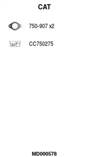 катализатор FA1 MD000578