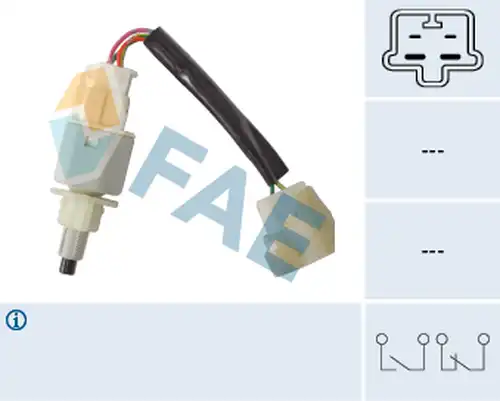 ключ за спирачните светлини FAE 24604