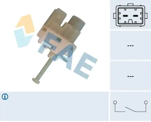 ключ за спирачните светлини FAE 24820