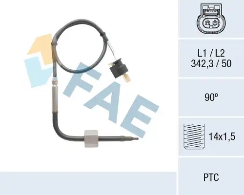 датчик, температура на изгорелите газове FAE 68004