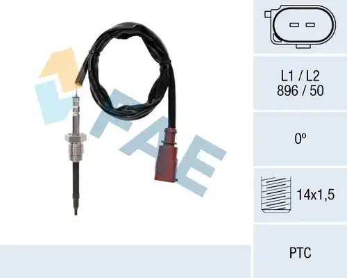 датчик, температура на изгорелите газове FAE 68013
