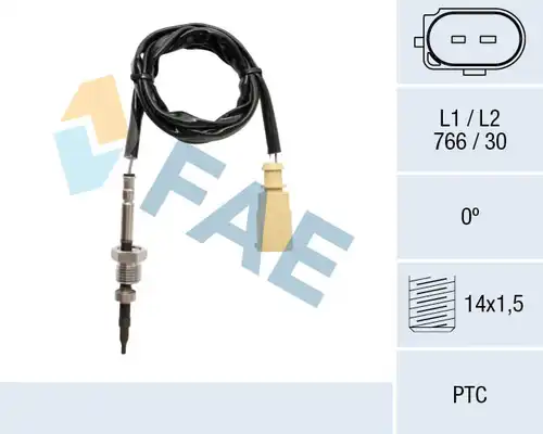 датчик, температура на изгорелите газове FAE 68030