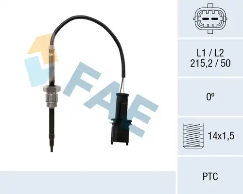 датчик, температура на изгорелите газове FAE 68069