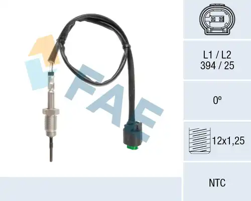 датчик, температура на изгорелите газове FAE 68606