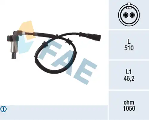 датчик, обороти на колелото FAE 78002