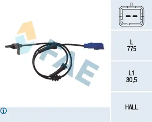 датчик, обороти на колелото FAE 78013