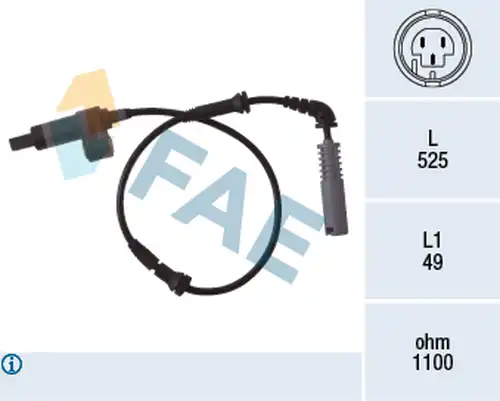 датчик, обороти на колелото FAE 78018