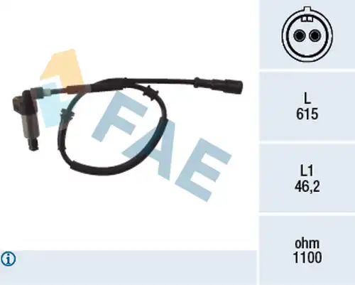 датчик, обороти на колелото FAE 78024