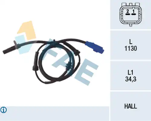 датчик, обороти на колелото FAE 78034