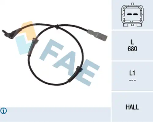 датчик, обороти на колелото FAE 78036