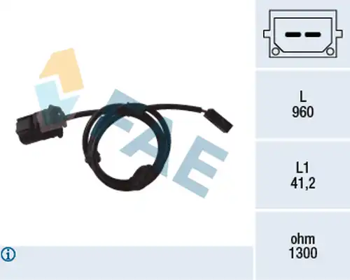 датчик, обороти на колелото FAE 78058