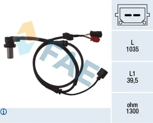 датчик, обороти на колелото FAE 78059