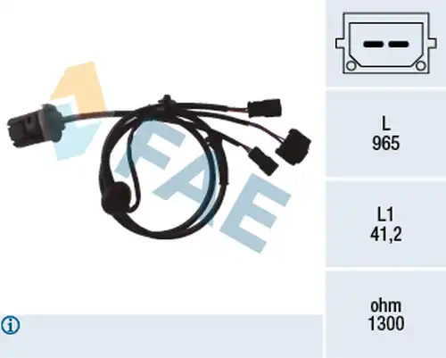датчик, обороти на колелото FAE 78060
