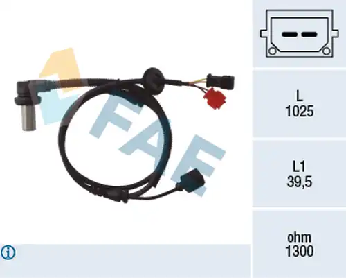 датчик, обороти на колелото FAE 78063