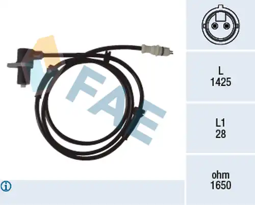 датчик, обороти на колелото FAE 78067