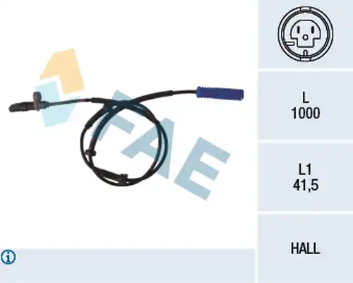 датчик, обороти на колелото FAE 78076