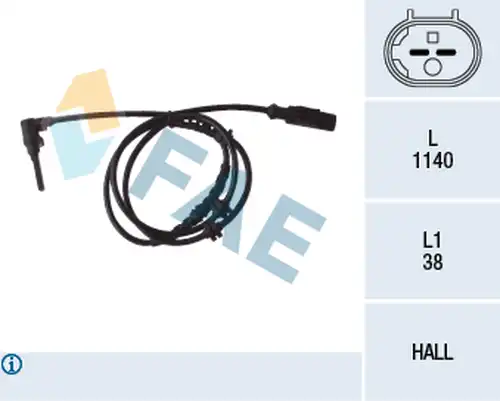 датчик, обороти на колелото FAE 78084
