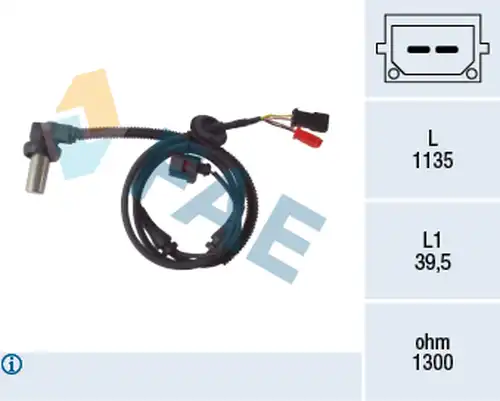 датчик, обороти на колелото FAE 78085