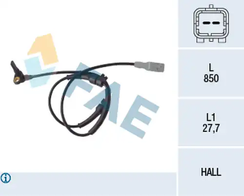 датчик, обороти на колелото FAE 78087