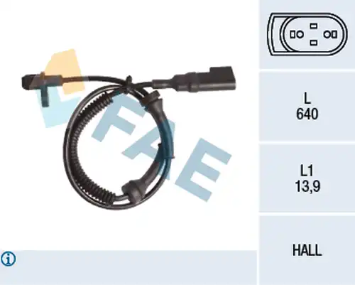 датчик, обороти на колелото FAE 78145