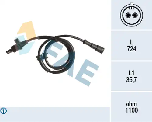 датчик, обороти на колелото FAE 78164