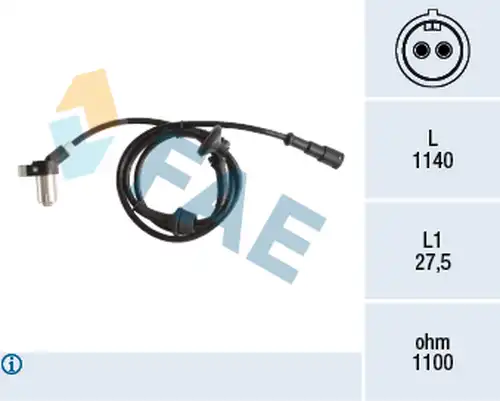 датчик, обороти на колелото FAE 78166