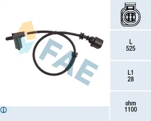 датчик, обороти на колелото FAE 78175