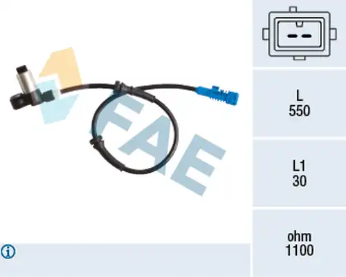 датчик, обороти на колелото FAE 78195