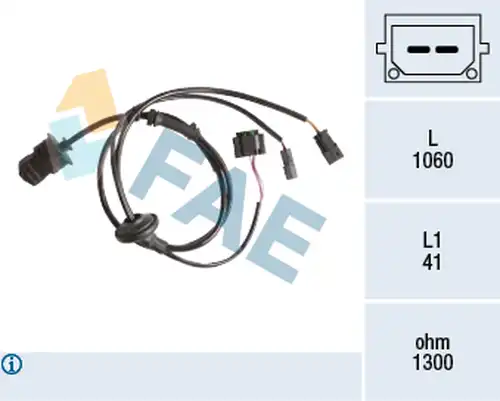 датчик, обороти на колелото FAE 78209