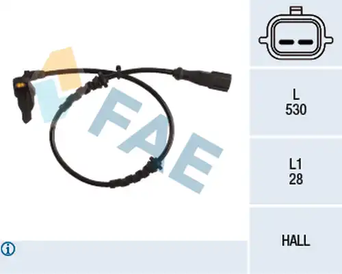 датчик, обороти на колелото FAE 78219
