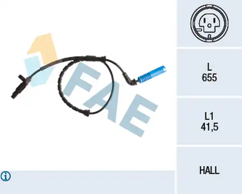 датчик, обороти на колелото FAE 78261