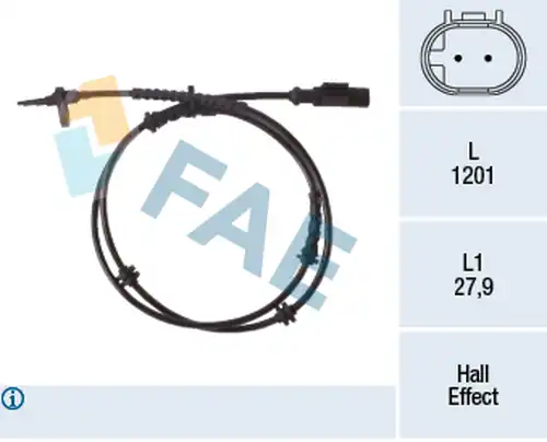 датчик, обороти на колелото FAE 78322